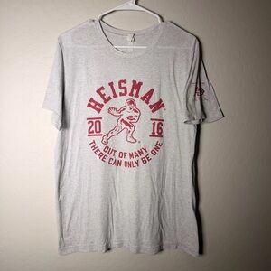 2016 Nissan Heisman House promotional t shirt - alabama crimson tide red - sz L